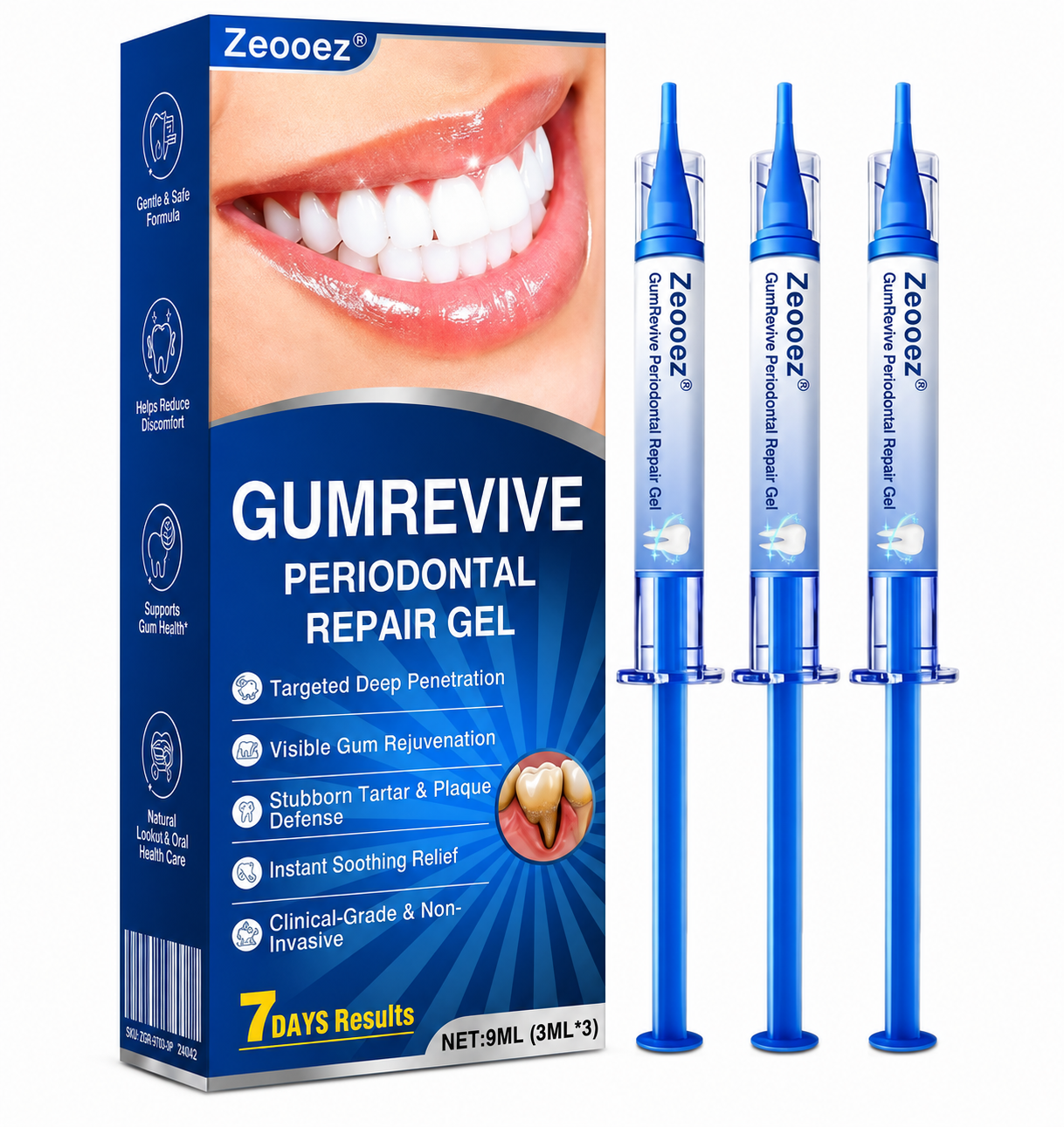 Zeooez GumRevive Periodontal Repair Gel