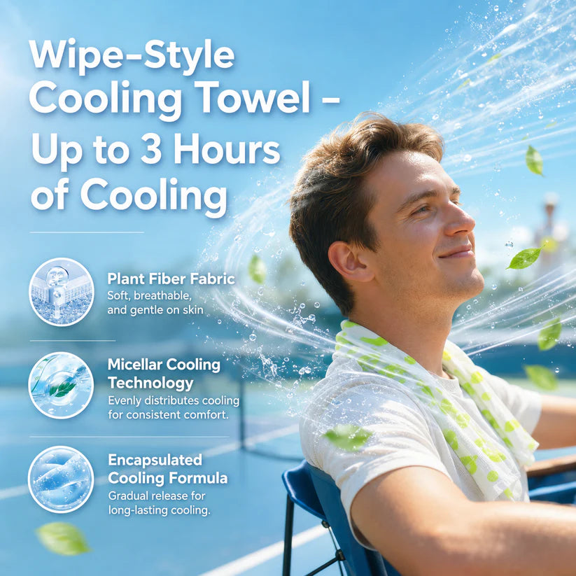 Zeooez Instant Cooling Towel – Reusable Neck & Body Towel for Hot Weather