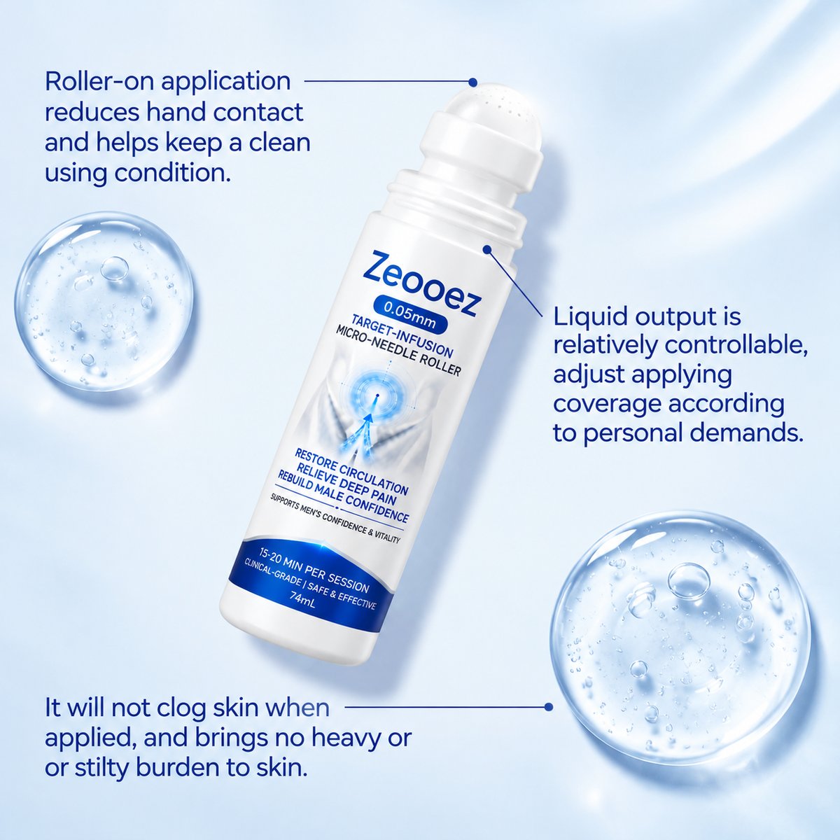 🔥 Limited Time 49% OFF – Men's Roll-On Serum