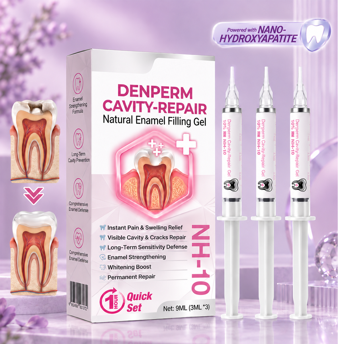 Natural Enamel Care Dental Gel