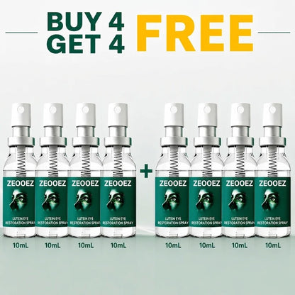 Zeooez Lutein Eye Spray,  Refreshing Eye Mist with Calendula, Lutein & Vitamin E, Contact Lens Friendly, 10 mL Each