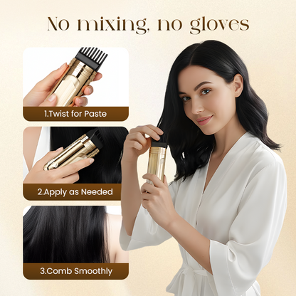🔥Last Day Sale Buy 1 Get 1 Free⏰2-in-1 Convenient Hair Dye Comb For Gray Hair