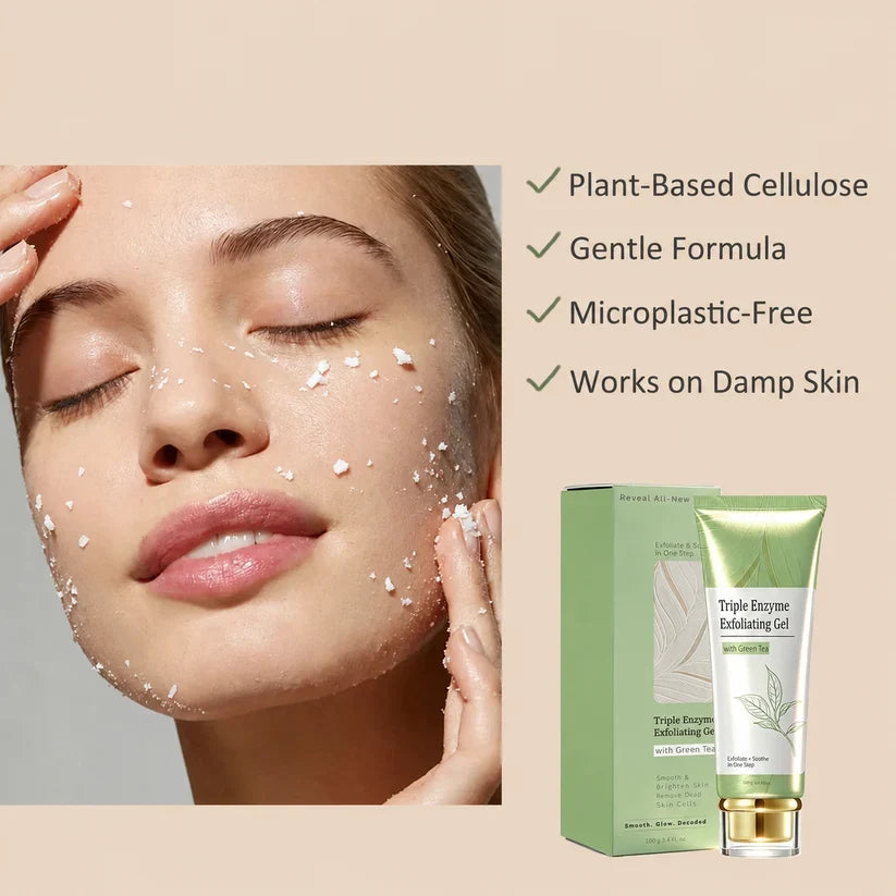 🔥Triple Enzyme Green Tea Exfoliating Aqua Peeling Gel