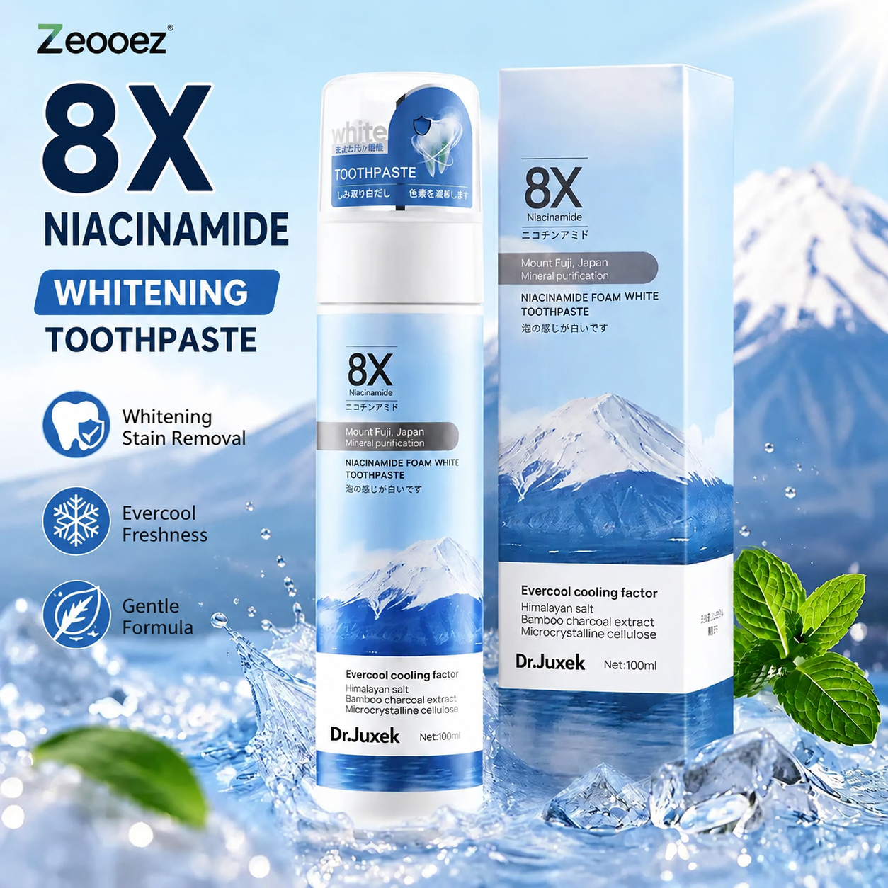 Dr.Juxek Niacinamide Foaming Whitening Toothpaste