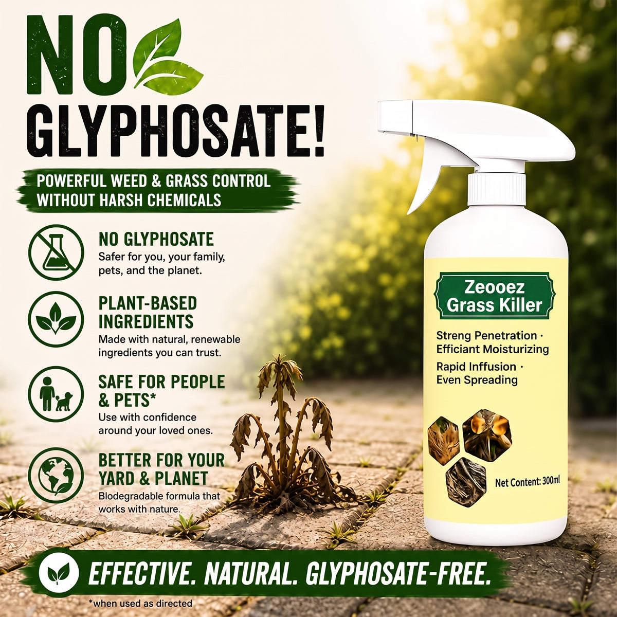 🔥 2026 SUMMER SALE · Zeooez Grass Killer Spray