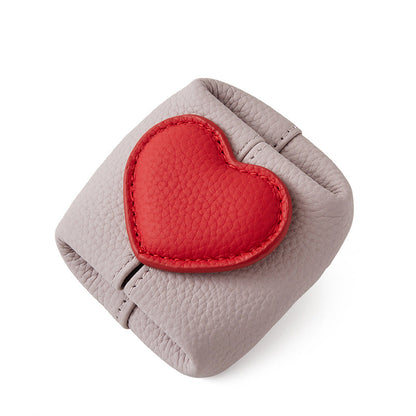 ❤️Mother's Day Pre-Sale Save 60% Off👛Top-Grain Leather Mini Wallet with a Hint of Heart💝