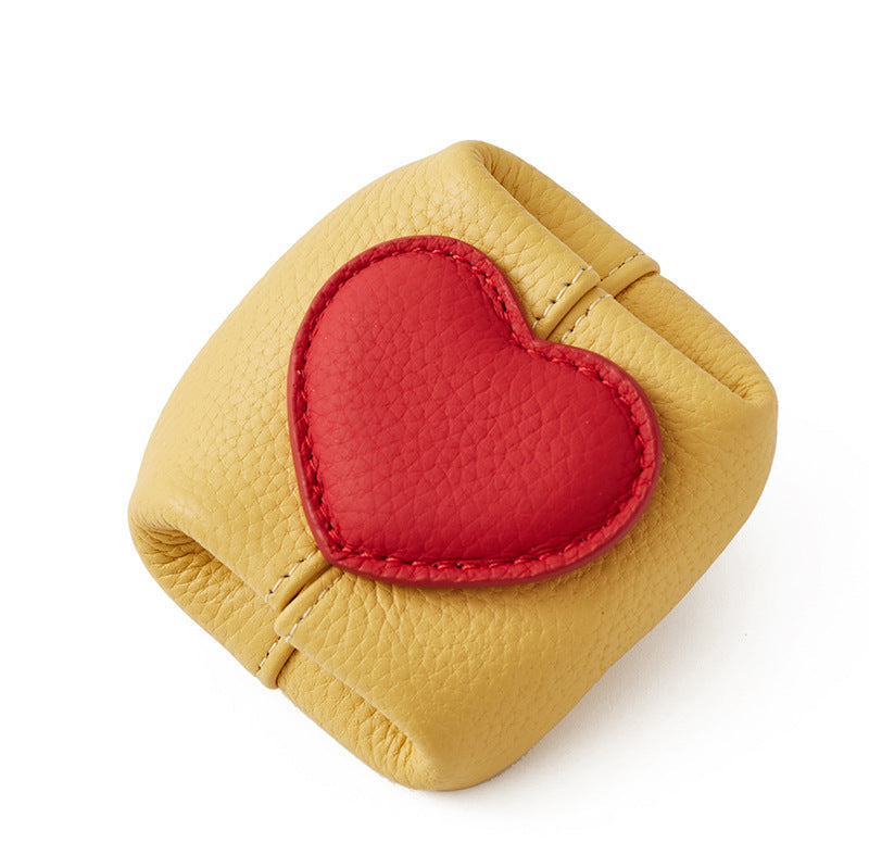 ❤️Mother's Day Pre-Sale Save 60% Off👛Top-Grain Leather Mini Wallet with a Hint of Heart💝