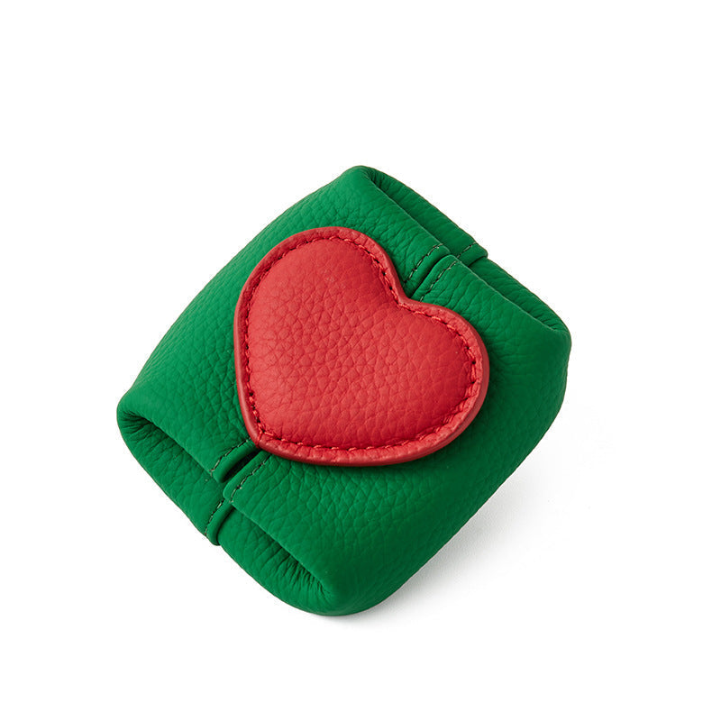 ❤️Mother's Day Pre-Sale Save 60% Off👛Top-Grain Leather Mini Wallet with a Hint of Heart💝