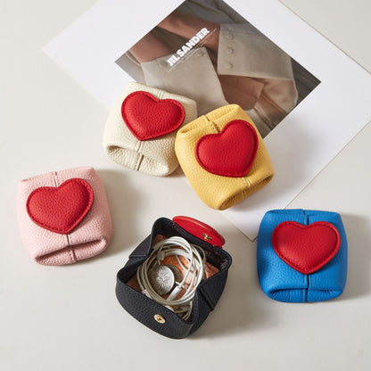 ❤️Mother's Day Pre-Sale Save 60% Off👛Top-Grain Leather Mini Wallet with a Hint of Heart💝