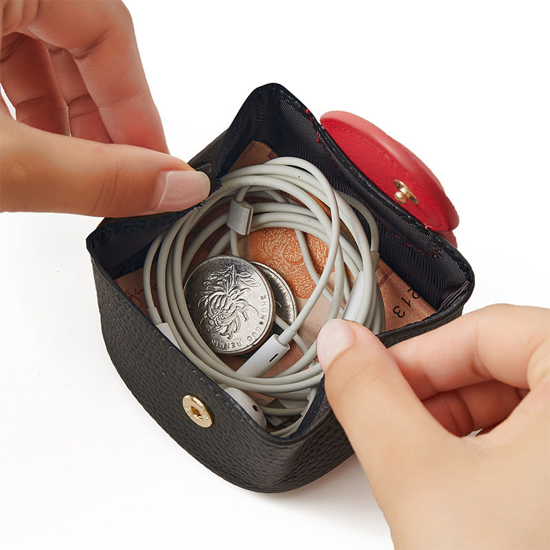 ❤️Mother's Day Pre-Sale Save 60% Off👛Top-Grain Leather Mini Wallet with a Hint of Heart💝