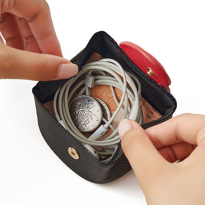 ❤️Mother's Day Pre-Sale Save 60% Off👛Top-Grain Leather Mini Wallet with a Hint of Heart💝