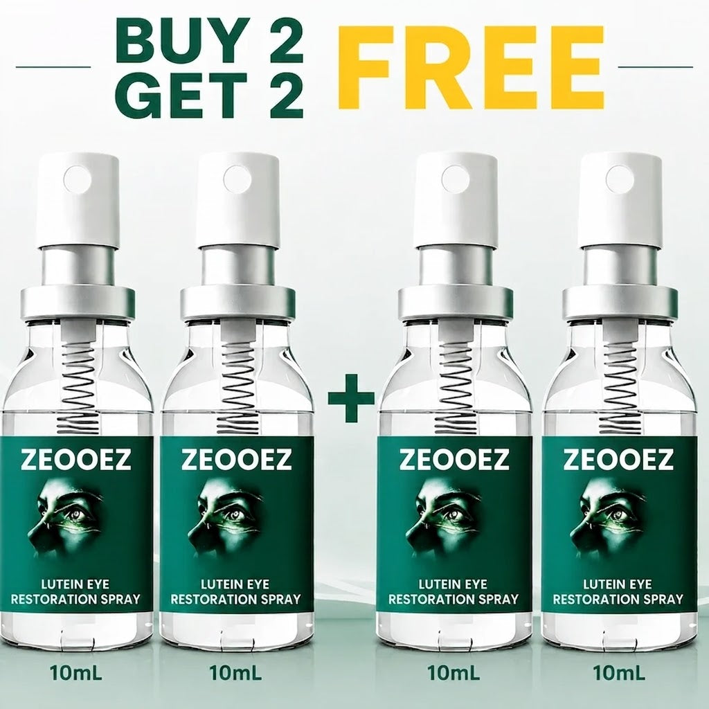 Zeooez Lutein Eye Spray,  Refreshing Eye Mist with Calendula, Lutein & Vitamin E, Contact Lens Friendly, 10 mL Each