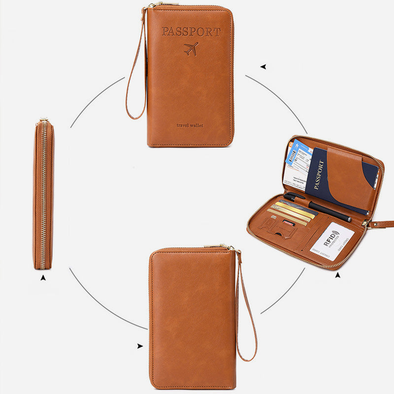 🧳2025 Tourism Must✈️Multifunctional RFID Passport Wallet