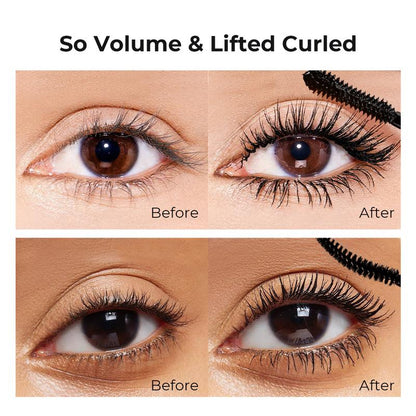 Zeooez Waterproof Black Mascara for Fuller, Longer Lashes