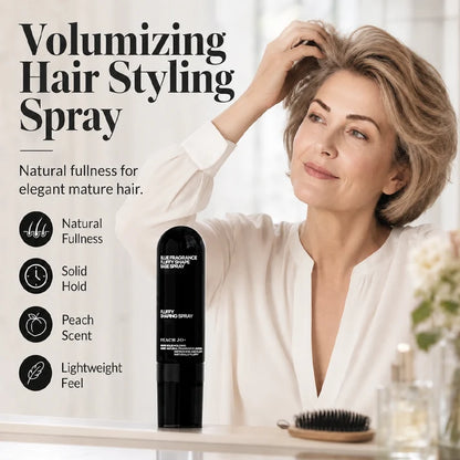 Zeooez Fluffy Hair Shaping Spray, Long Lasting Peach Scent Volumizing Hair Mist for All-Day Hold