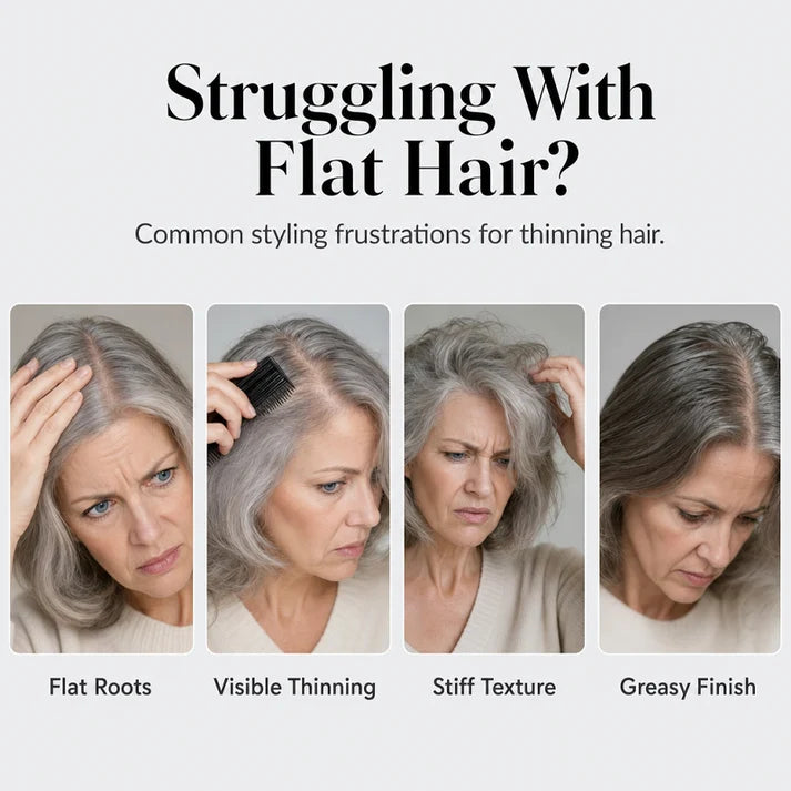Zeooez Fluffy Hair Shaping Spray, Long Lasting Peach Scent Volumizing Hair Mist for All-Day Hold