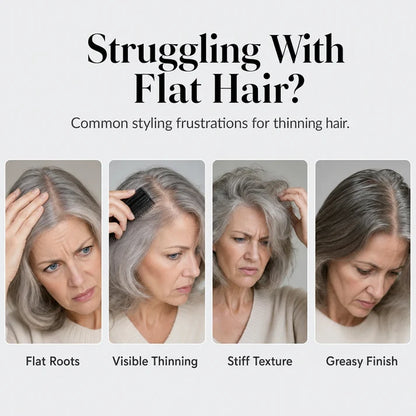 Zeooez Fluffy Hair Shaping Spray, Long Lasting Peach Scent Volumizing Hair Mist for All-Day Hold