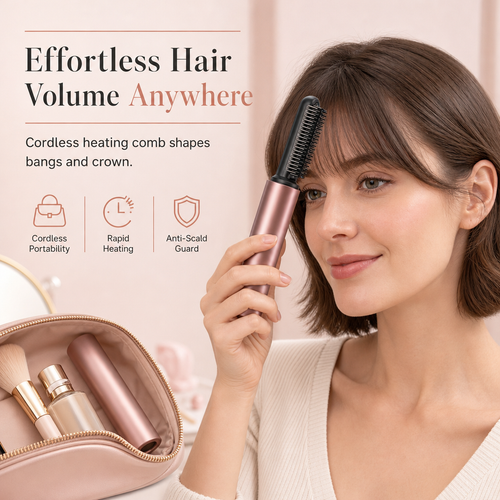 Mini Cordless Heated Styling Comb