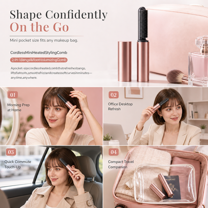 Mini Cordless Heated Styling Comb